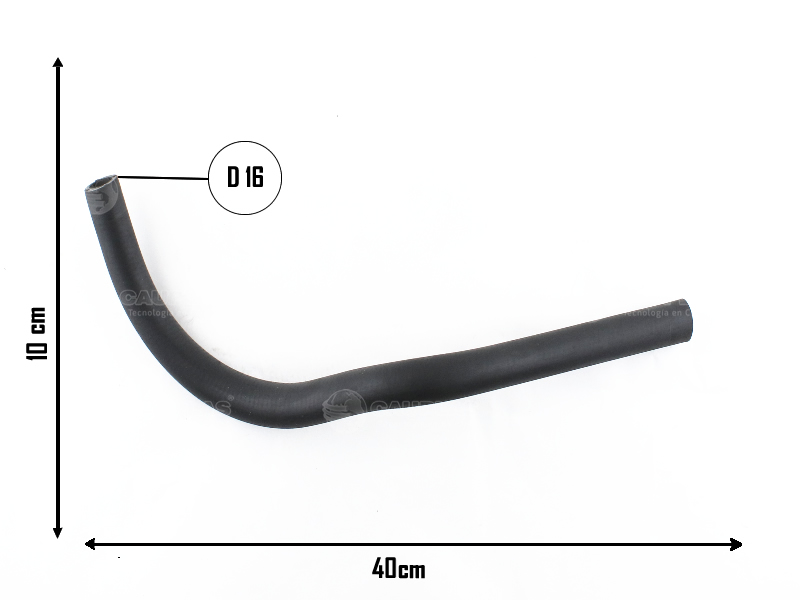 CAUPLAS MANGUERA CALEFACTOR SALIDA FIAT 125 1600 =YACO 712