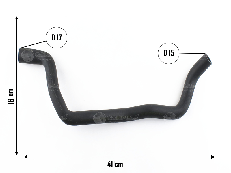 CAUPLAS MANGUERA CALEFACTOR RENAULT MEGANE II =YACO 3598