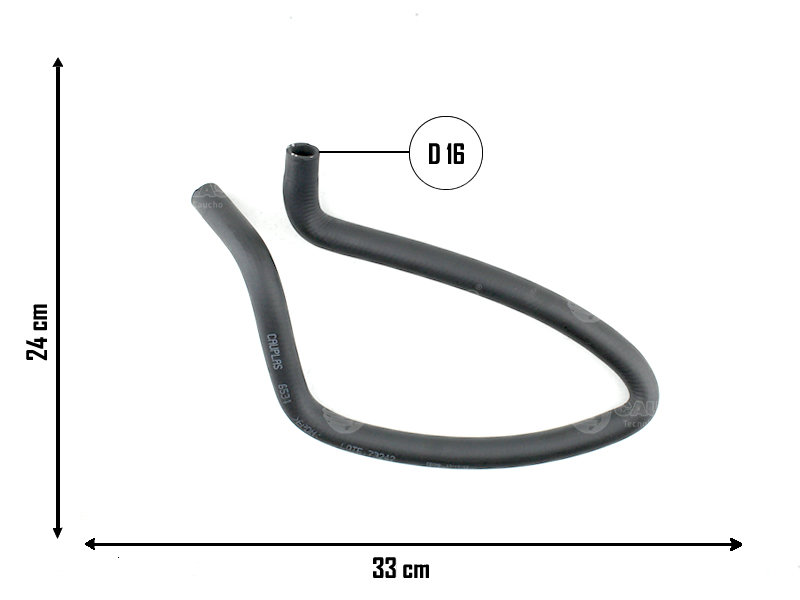 CAUPLAS MANGUERA CALEFACTOR RENAULT 18