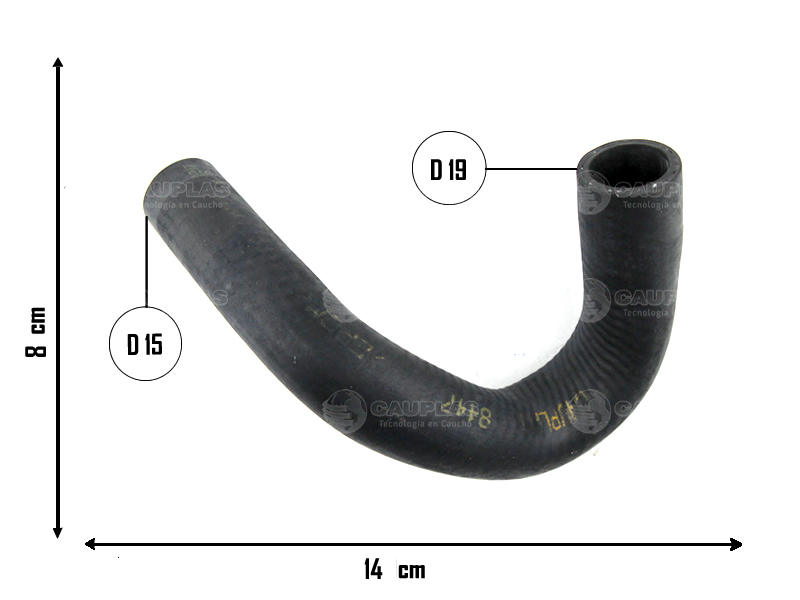 CAUPLAS MANGUERA COLECTOR DE ADMISION FIAT IDEA I