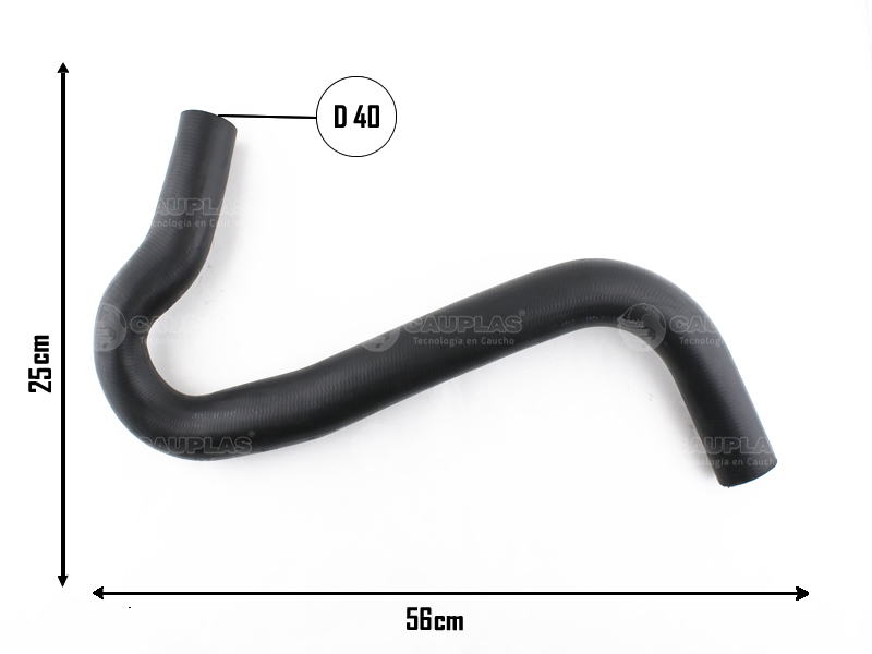CAUPLAS MANGUERA RADIADOR SUPERIOR F100 F250 F350 F4000  =YACO 2184