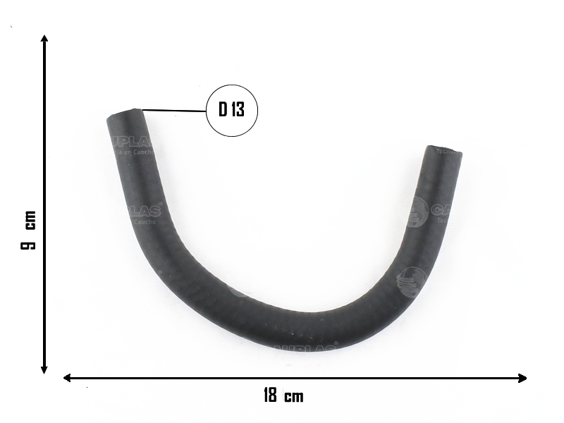CAUPLAS MANGUERA VENTILACION CARTER SUP FORD TAUNUS  =YACO 125/129