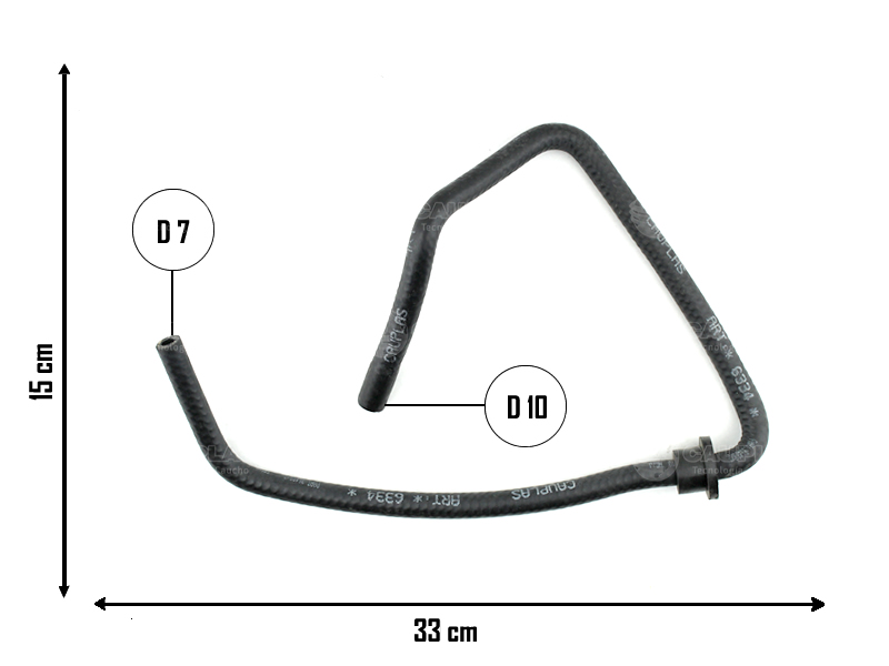 CAUPLAS MANGUERA DESCARGA DE GASES RENAULT TRAFIC I