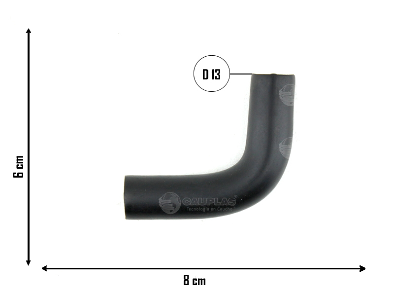 CAUPLAS MANGUERA DESCARGA DE GASES RENAULT FUEGO R18