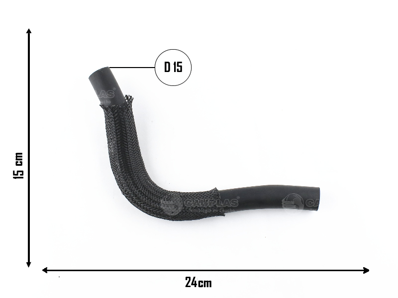 CAUPLAS MANGUERA REFRIGERACION DE BLOCK RENAULT MASTER I  =YACO 3845