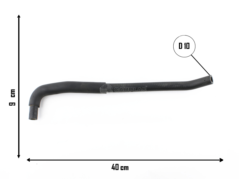 CAUPLAS MANGUERA VASO DE EXP A TUBO RIGIDO RENAULT LOGAN I SANDERO I =YACO 3811
