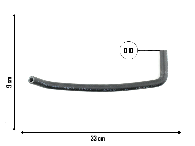 CAUPLAS MANGUERA RETORNO DIRECC HIDR RENAULT LAGUNA I 