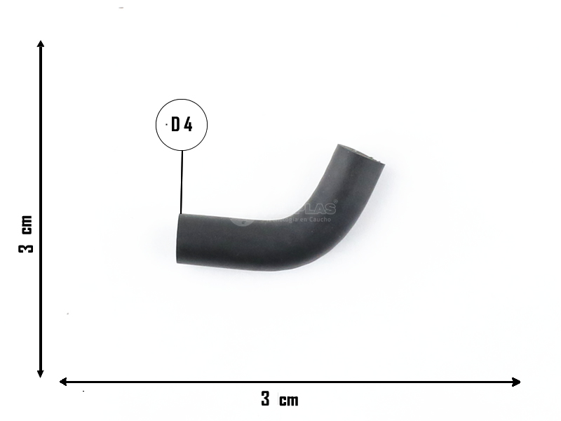CAUPLAS MANGUERA CIRCULACION DE AIRE RENAULT 11/9  =YACO 444