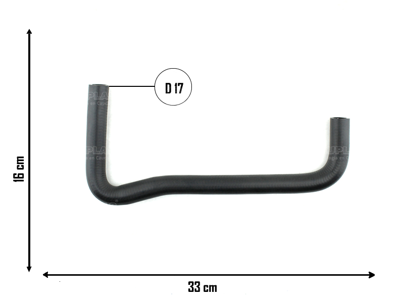 CAUPLAS MANGUERA CIRCULACION DE AIRE RENAULT 19 /21