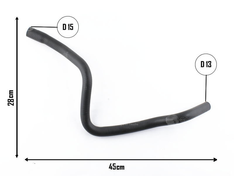 CAUPLAS MANGUERA VASO DE EXPANSION FIAT DUCATO I =YACO 1834/3868