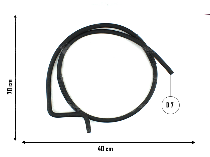CAUPLAS MANGUERA VASO DE EXPANSION SUP FIAT DUNA FIORINO II UNO I =YACO 2205/2230