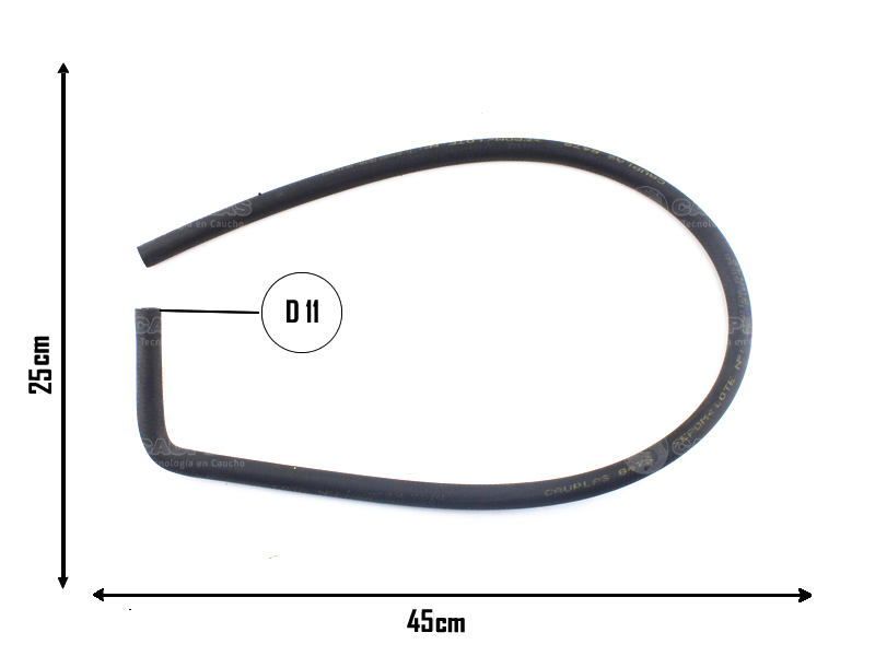 CAUPLAS MANGUERA VASO DE EXPANSION RENAULT 18 FUEGO