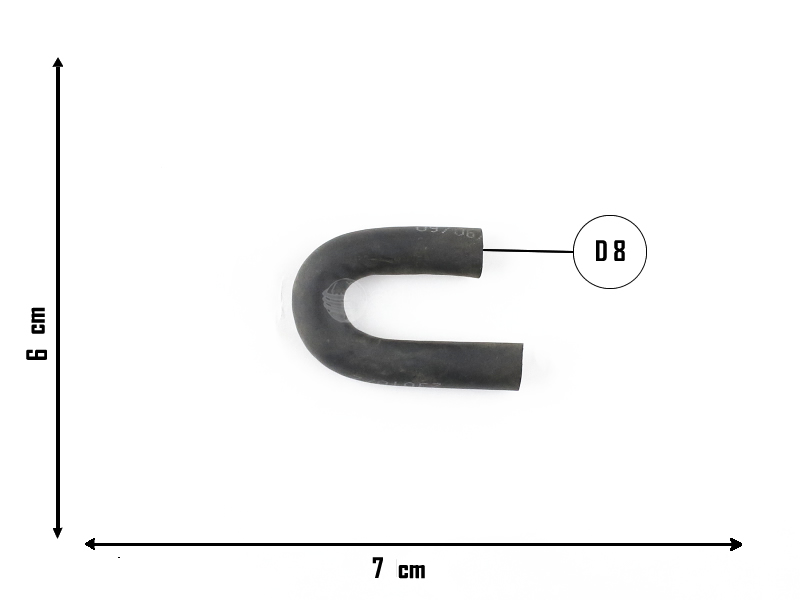 CAUPLAS MANGUERA CIRCULACION DE AIRE FORD SIERRA  =YACO 307