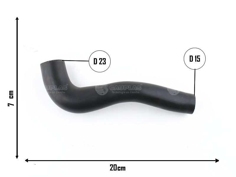 CAUPLAS MANGUERA DESCARGA DE GASES PEUGEOT 405