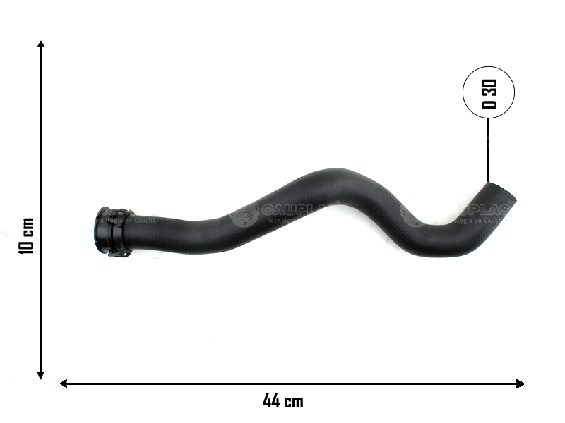 CAUPLAS MANGUERA RADIADOR SUPERIOR PEUGEOT 405  =YACO 2609