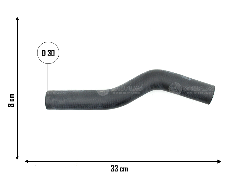 CAUPLAS MANGUERA RADIADOR SUPERIOR TOYOTA COROLLA