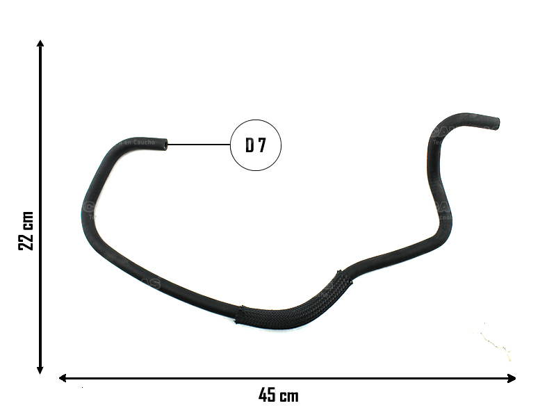 CAUPLAS MANGUERA VASO DE EXPANSION VW FOX