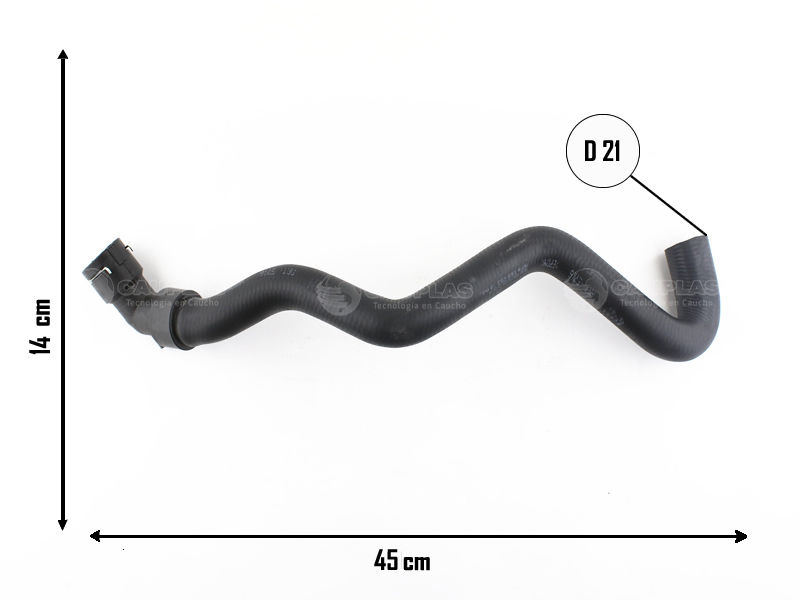 CAUPLAS MANGUERA REFRIGERACION VW GOLF IV 