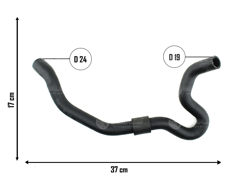 CAUPLAS MANGUERA CALEFACCION AUDI A3 VW GOLF IV V = YACO 3209