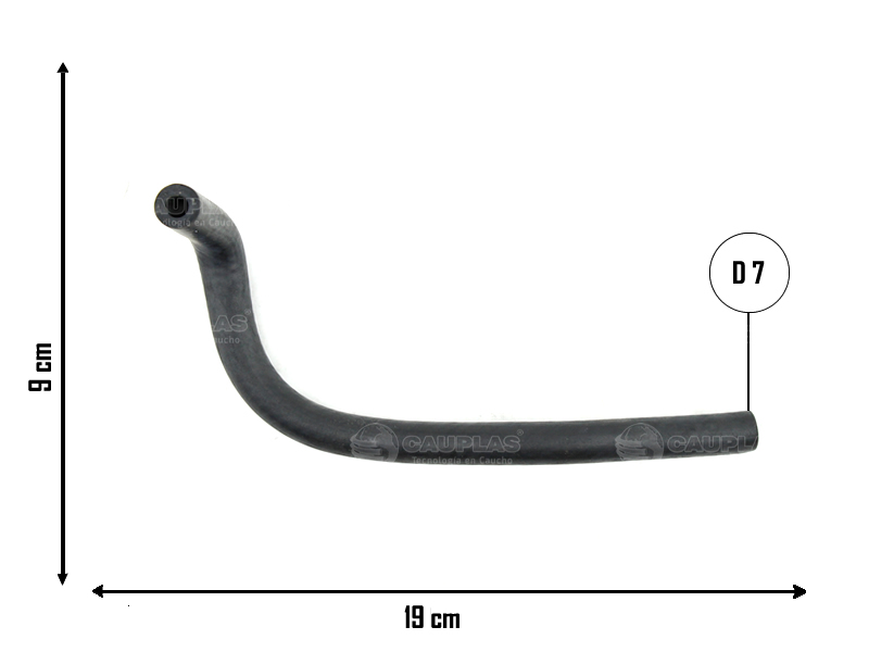 CAUPLAS MANGUERA REFRIGERACION SEAT CORDOBA IBIZA VW FOX SURAN  =YACO 3130