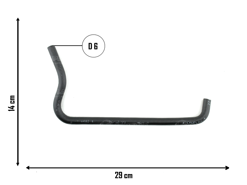 CAUPLAS MANGUERA CONECTOR 3 VIAS A RAD VW TRANSPORTER =YACO 3493
