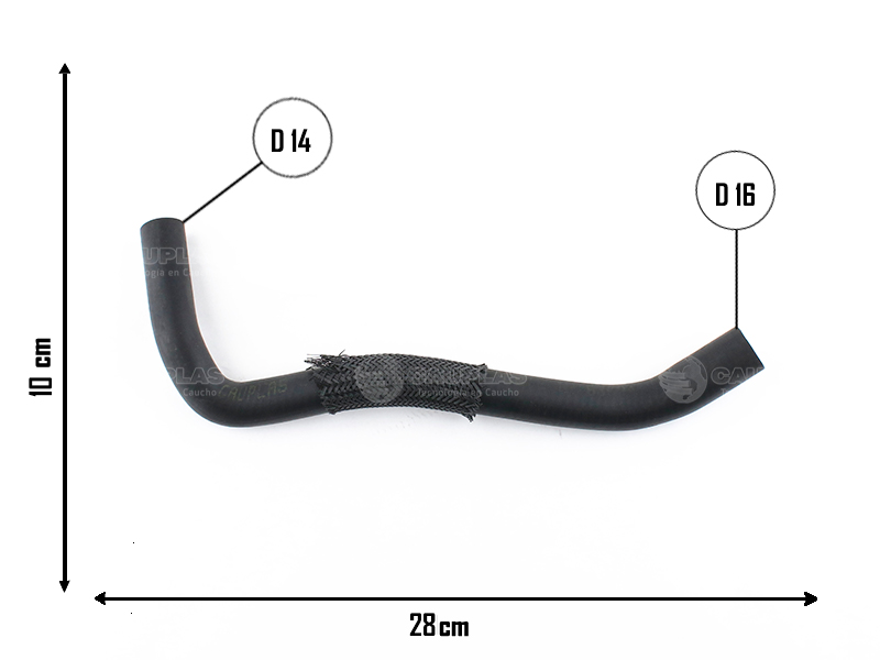 CAUPLAS MANGUERA REFRIGERACION VW VENTO 