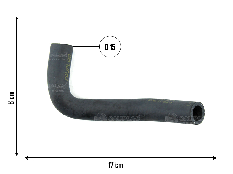 CAUPLAS MANGUERA A RADIADOR DE ACEITE VW VENTO = YACO 3952
