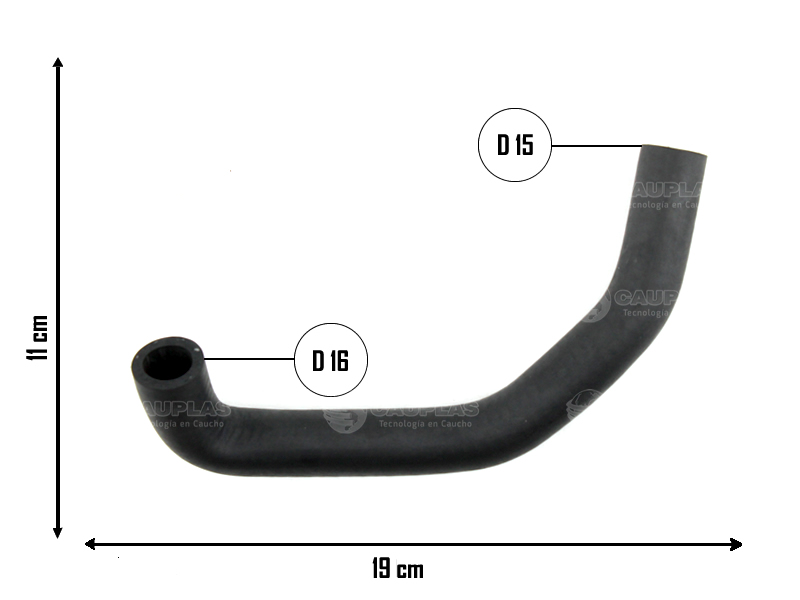 CAUPLAS MANGUERA REFRIGERACION VW VENTO