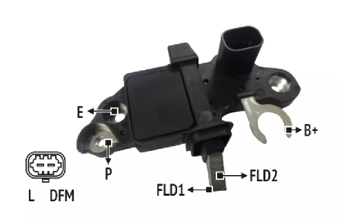 NOSSO REGULADOR VOLTAJE BOSCH CHEVROLET SILVERADO 1500/2500