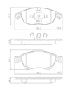 [PD1571.0332] FRASLE PASTILLA EJE DELANT. CIT BERLINGO PEUGEOT 5008/PARTNER DS4