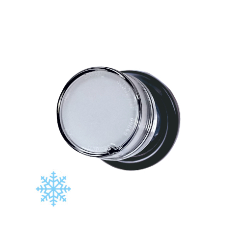 BAIML FARO ELECTR. REDONDO Ø 2'' 4 LEDS BIVOLTAJE CRISTAL FRIO DIFUSO