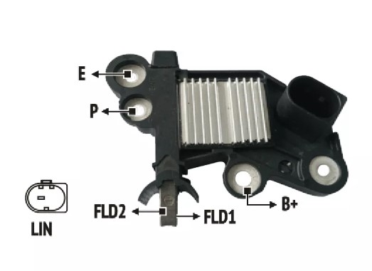 NOSSO REGULADOR VOLTAJE T BOSCH AUDI A4 /A5/ Q5