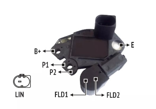 NOSSO REGULADOR VOLTAJE T VALEO VOLKSWAGEN NIVUS POLO T-CROSS