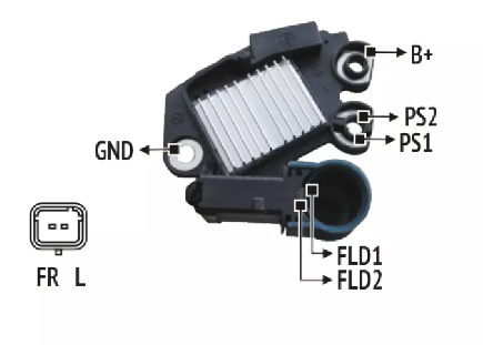 NOSSO REGULADOR VOLTAJE T/VALEO 12V