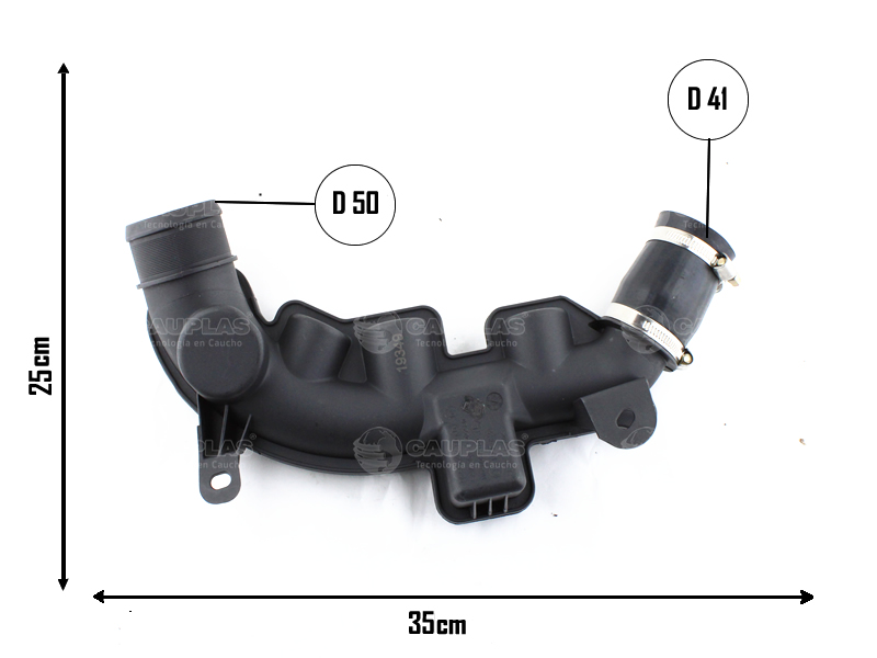 CAUPLAS MANGUERA CIRCULACION DE AIRE PEUG 3008 1.6 308 1.6 16V