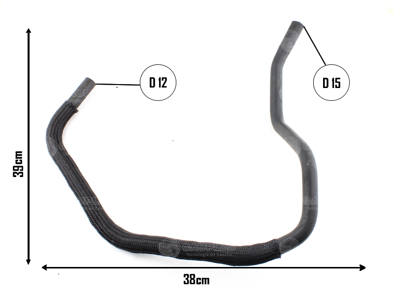 CAUPLAS MANGUERA PASO DE AGUA FORD TERRITORY 1.5