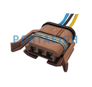 PORTAFICH CONECTOR 3 VIAS LUZ DE GIRO/ LUCES LATERALES FORD MAVERICK 01/06/ F350 00/03
