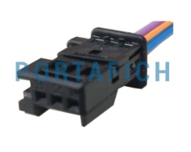 PORTAFICH CONECTOR 3 VIAS INYECCION ELECTRONICA CONTRACONECTOR 1665