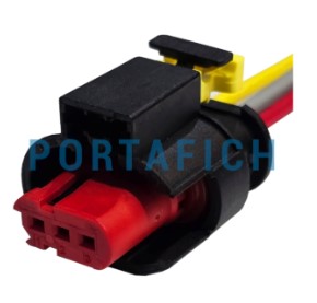 PORTAFICH CONECTOR 3 VIAS BOBINA ENCENDIDO / IGNICION FIAT BRAVO/IDEA /DOBLO /STILO /500C