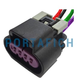 PORTAFICH CONECTOR 4 VIAS INYECCION ELECTRONICA CHEVROLET