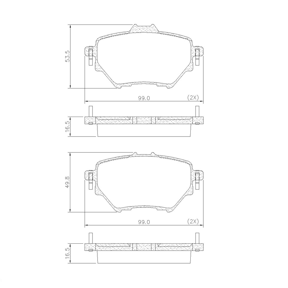 FRASLE CERAMAXX PASTILLA EJE TRASERO  /CITROEN C4 PICASSO II HDI 13> PEUGEOT 308 408 13>