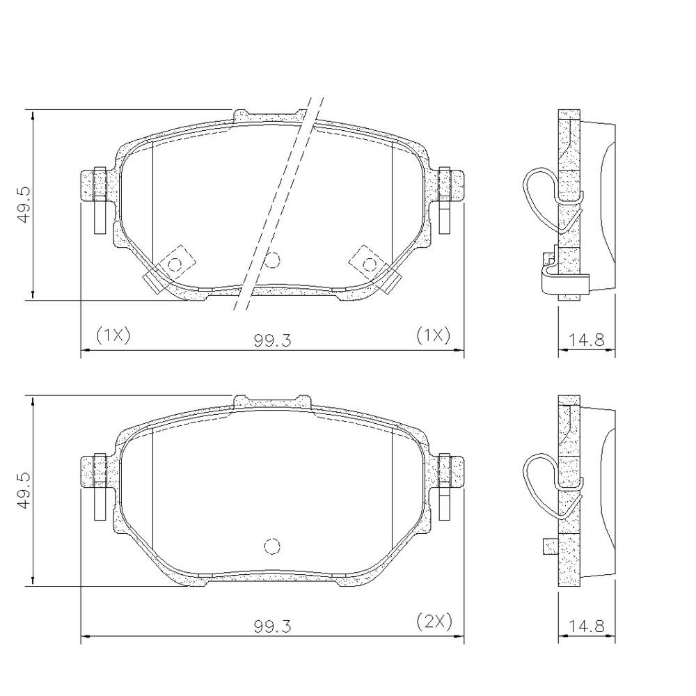 FRASLE CERAMAXX PASTILLA EJE TRAS TOYOTA COROLLA 2.0 16V CVT 2020>