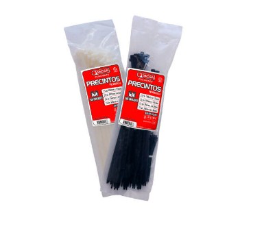TACSA PRECINTO NYLON 350 X 4.6MM BOLSA X 100 BLANCO