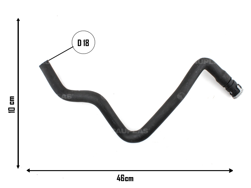 CAUPLAS MANGUERA CALEFACTOR ENTRADA FORD FOCUS 2.0 09/13