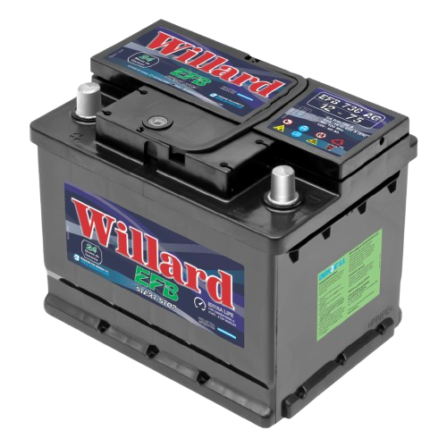 WILLARD BATERIA EFB 12X75 590AMP ✔START/STOP