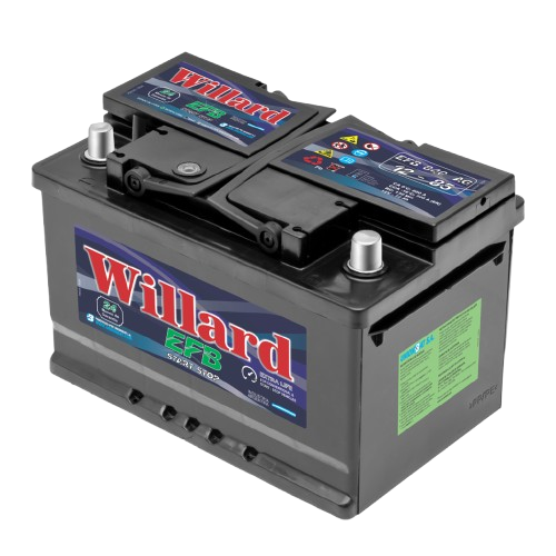 WILLARD BATERIA EFB 12X85 655AMP ✔START STOP