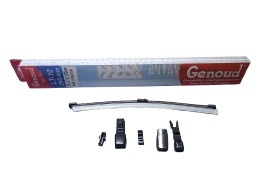 GENOUD ESCOBILLA MULTIFUNCION LUNETA TRASERA GOMA 260MM