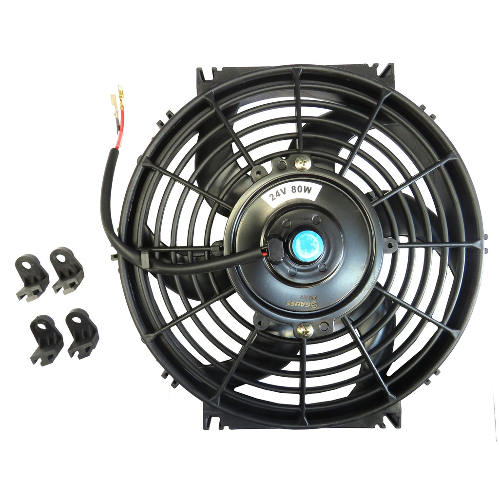 GAUSS ELECTROVENTILADOR UNIVERSAL 24V 80W 6 ASPAS 10'' (E17)
