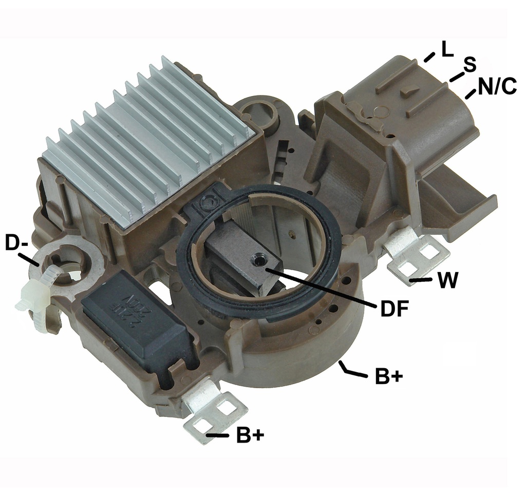 GAUSS REGULADOR DE VOLTAJE T/MITSUBISHI NISSAN SENTRA / TIDA 1.6 FRONTIER 08/12 PATHFINDER 2.5 DCI (DR-8)