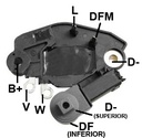 [GA997.0360] GAUSS REGULADOR DE VOLTAJE T/VALEO CITROEN BERLINGO 1.1 1.4 1.9 DIESEL/NAFTA 96> XSARA 1.4 /1.6 96> C15 DIESEL 00/05 PEUGEOT 206 98> (DR-14)